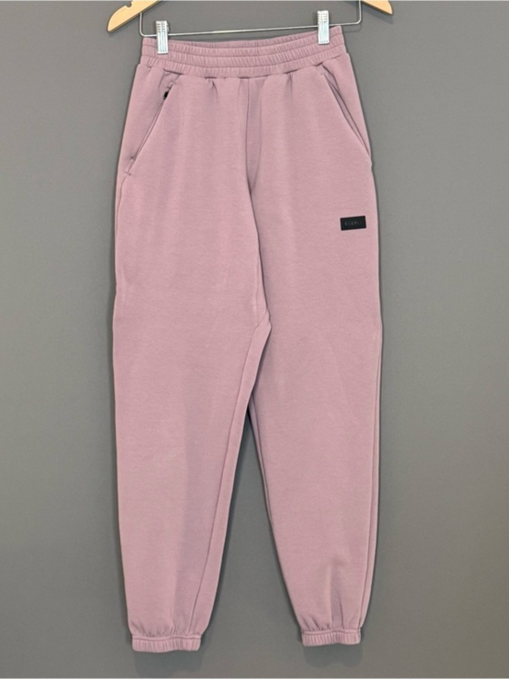 NOBULL Mauve Purple Fleece Jogger Sweatpants XS Athleisure Lounge